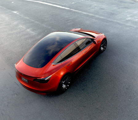 Model 3, sedã médio-compacto elétrico, que será passo decisivo para a Tesla entrar no rol dos maiores fabricantes de automóveis do mundo.